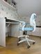 Крісло обертове дитяче з підставкою для ніг PERFECT KIDS BLUE Perfect Home Україна Блакитний