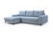 Диван угловой раскладной AVRA Perfect Home Польша Голубой