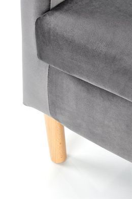 Крісло CLUBBY 2 Velvet Halmar Сірий