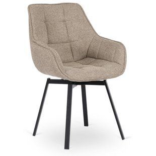 Стул поворотный MEBEL ELITE LUNA 2 Бежевый реальная фотография
