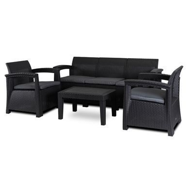 Комплект садовой мебели MEBEL ELITE BRANDON Черный
