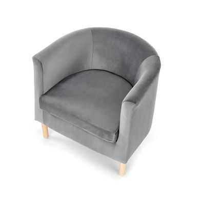 Крісло CLUBBY 2 Velvet Halmar Сірий