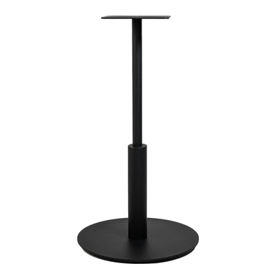 Стіл Ibiza R light Lovko 60x60 Черный метал/кашемір жива фотографія