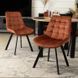 Стілець оксамитовий MEBEL ELITE RICK Velvet, Рудий