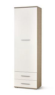 Вітрина LIMA REG-1 Halmar 200 Білий / Дуб Сонома жива фотографія