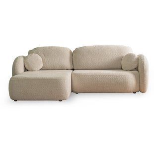 Кутовий диван MEBEL ELITE OLE 250 см Беж (лівий)
