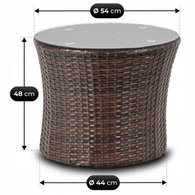 Комплект садовой мебели MEBEL ELITE FRIO Коричневый/Беж
