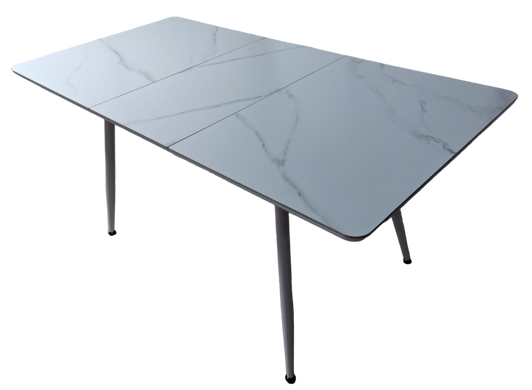 Стол Раскладной DT 20004B DAOSUN 120(160)x80 Керамика Белый реальная фотография