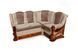 М"який куток Візит Мікс Меблі 175*130(Beige+Brown)горіх жива фотографія