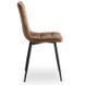 Стілець оксамитовий MEBEL ELITE PERU Velvet Коричневий