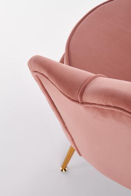 Кресло AMORINITO Velvet Halmar Розовый реальная фотография