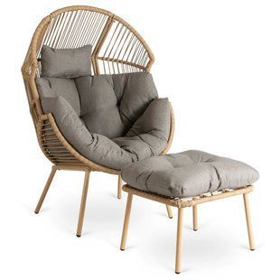 Кресло MEBEL ELITE PORTLAND Серый реальная фотография