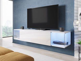 ТВ Тумба Sky RTV Cama Білий / Білий Глянець жива фотографія