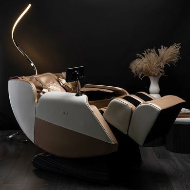 Масажне крісло MEBEL ELITE RX ULTRA PRO MAX екошкіра бежевий