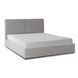Ліжко двоспальне MEBEL ELITE MARSYLIA Velvet 120x200 см Сірий жива фотографія