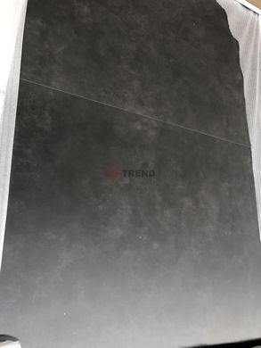 Стіл розкладний SORENTO Ceramic Signal 160(220)x90 Сірий Мармур / Чорний Мат жива фотографія