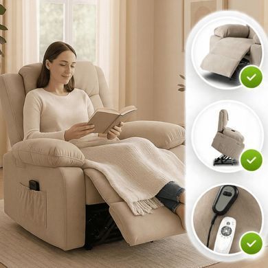 Масажне крісло MEBEL ELITE FENIX Беж