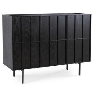 Комод MEBEL ELITE ANASTAZJA Чорний жива фотографія