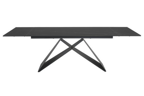 Стіл Обідній WESTIN CERAMIC Signal 160(240)X90 SAHARA NOIR / Чорний жива фотографія