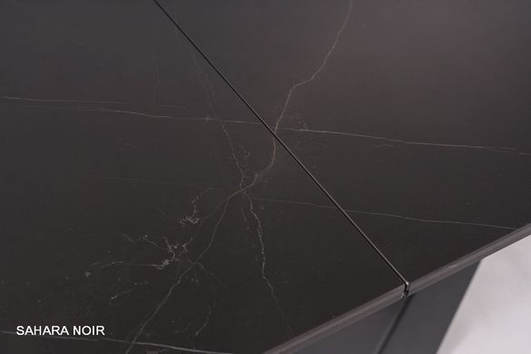 Стіл Обідній WESTIN CERAMIC Signal 160(240)X90 SAHARA NOIR / Чорний жива фотографія