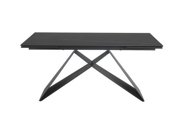Стіл Обідній WESTIN CERAMIC Signal 160(240)X90 SAHARA NOIR / Чорний жива фотографія