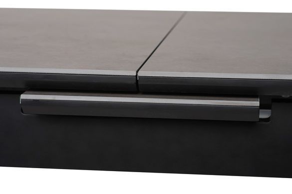 Стол раскладной TM-87 VETRO 110(140)x75 Гриджио Латте реальная фотография