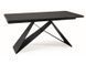 Стіл Обідній WESTIN CERAMIC Signal 160(240)X90 SAHARA NOIR / Чорний