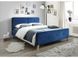 Ліжко MALMO Velvet Signal 160x200 Синій