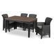 Комплект садовой мебели MEBEL ELITE ARGOS FRESNO 4 орех/черный