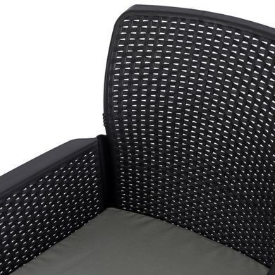 Комплект садовой мебели MEBEL ELITE FRESNO Черный