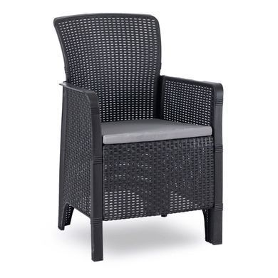 Комплект садовой мебели MEBEL ELITE FRESNO Черный