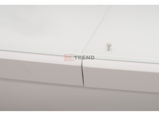 Стол раскладной TML-770 VETRO 160(200)x90 Матовый Белый реальная фотография