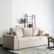 Диван 3-х місний оксамитовий MEBEL ELITE NICOLO Velvet 238 см Бежевий