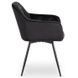 Стул поворотный бархатный MEBEL ELITE IDA Velvet Черный