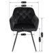 Стул поворотный бархатный MEBEL ELITE IDA Velvet Черный