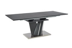 Стол раскладной SALVADOR Halmar 160/200x90 Темно-Серый реальная фотография