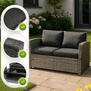 Комплект садовой мебели MEBEL ELITE DOVER Серый