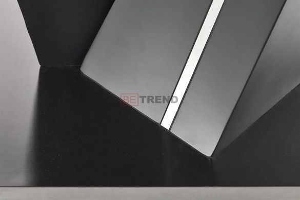 Стіл розкладний SALVADOR Halmar 160/200x90 Темно-Сірий жива фотографія