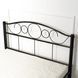 Кровать металлическая GRIFFIN MEBEL ELITE GRIFFIN 90x200 Черный