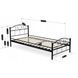 Кровать металлическая GRIFFIN MEBEL ELITE GRIFFIN 90x200 Черный