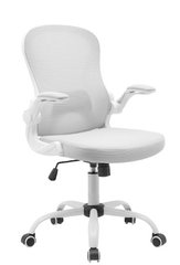 Компьютерное кресло CANDY Intarsio Сірий /Белый реальная фотография