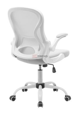 Компьютерное кресло CANDY Intarsio Сірий /Белый реальная фотография
