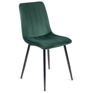 Стул бархатный MEBEL ELITE IBIS Velvet, Зеленый реальная фотография