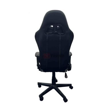 Комп'ютерне крісло KRATOS Intarsio Сірий Чорний жива фотографія