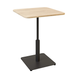 Стіл Ibiza Soft light Lovko 60x60 Чорний метал / дуб